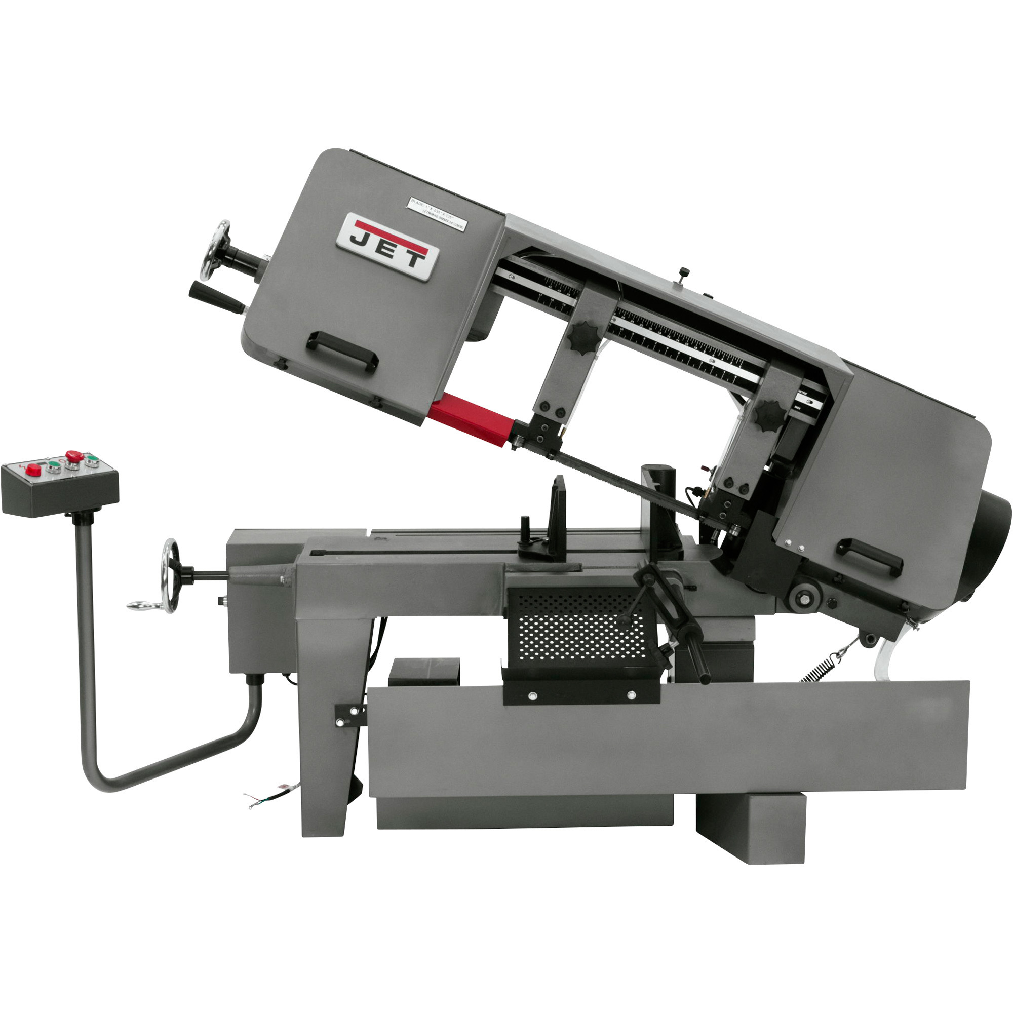 JET Horizontal Metal Cutting Band Saw, 10in. x 16in., 1 1/2 HP, 115/230V, Single-Phase, Model# J-7020